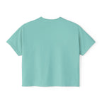 Phuzura Women's Boxy Tee | Pigment-Dyed Cotton Crop Top