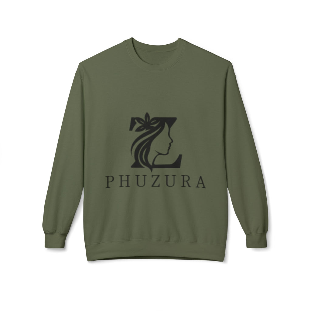 Phuzura Crewneck Sweatshirt | Minimalist Fleece Pullover