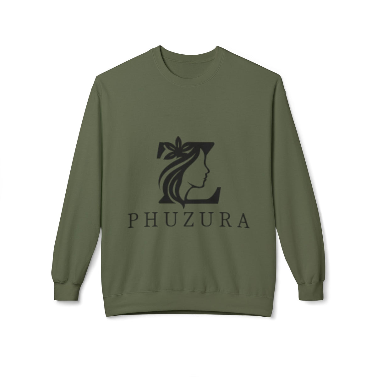 Phuzura Crewneck Sweatshirt | Minimalist Fleece Pullover