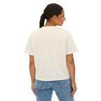 Phuzura Women's Boxy Tee | Pigment-Dyed Cotton Crop Top
