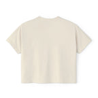 Phuzura Women's Boxy Tee | Pigment-Dyed Cotton Crop Top